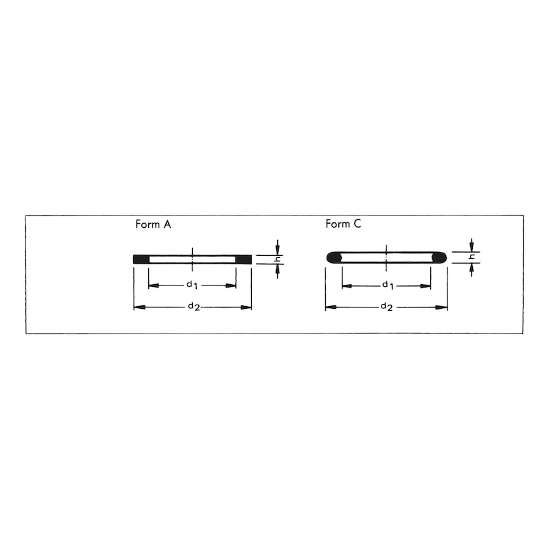 Dichtring Kupfer Form A, 24x30x2 mm