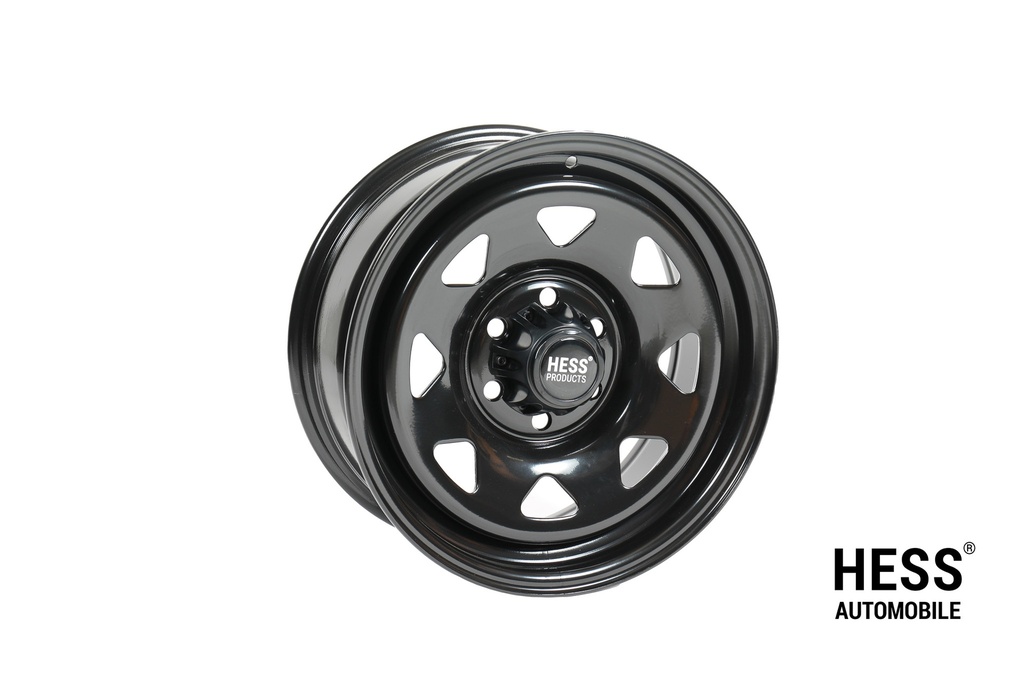 HESS H41, 16 Zoll, Steel Triangle Black, Offroad-Stahlfelge für Ford Custom V710 / VW T7 Transporter &amp; Caravelle