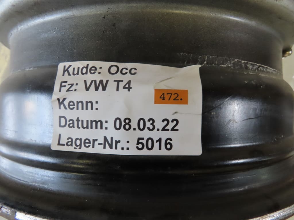 Stahlfelgensatz VW T4 ET 44