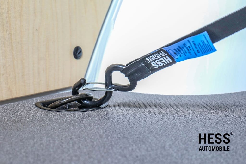 Spanngurt mit Ratsche Haken 4.0m schwarz