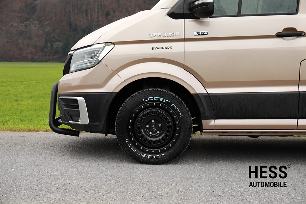 HESS H91-HD, 17 Zoll, Forest Black, Alufelge für VW T5/T6/T6.1/T7, Amarok -2020, Crafter II, MAN TGE