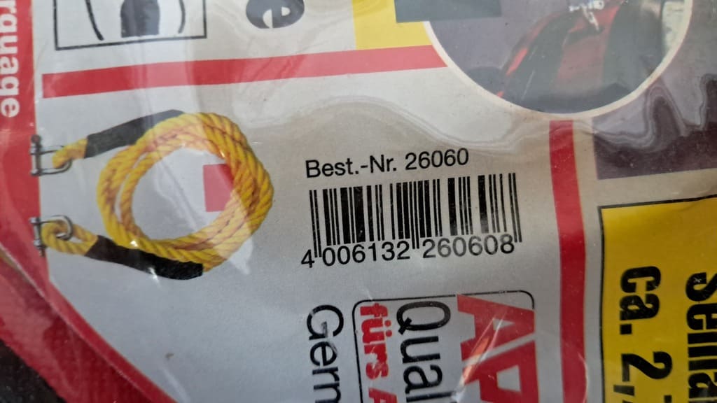 APA Abschleppseil inkl. Schäkel