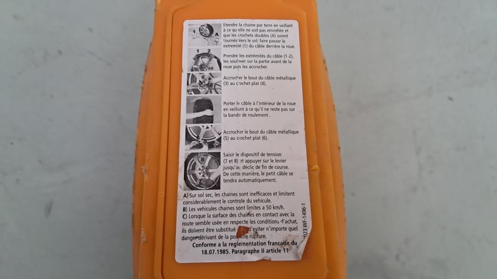 Weissenfels ATTIVA Schneekette– Clack &amp; Go