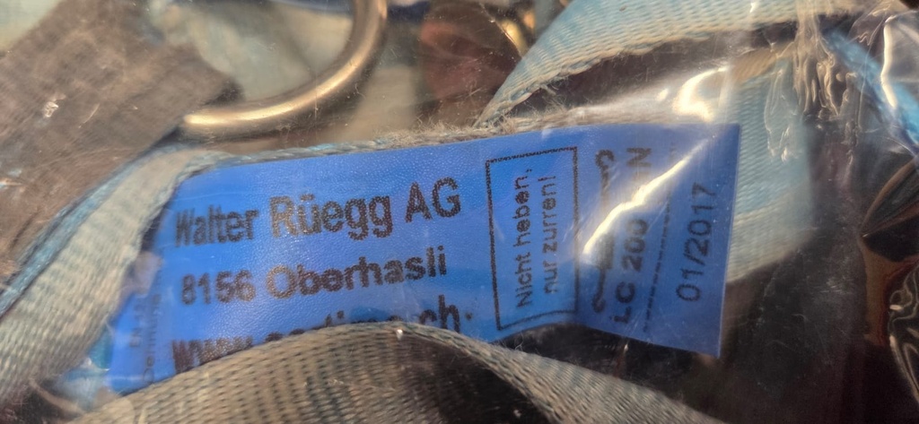 Sortimo Zurrgurte für Airline-Schiene-Occasion