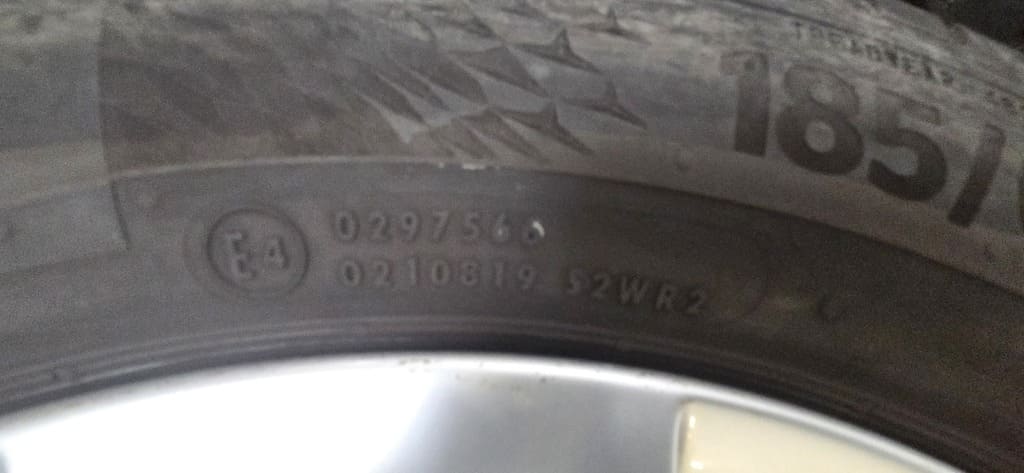 Radsatz Continental EcoContact 6 185/60 R15 für Skoda Fabia 1999-2007