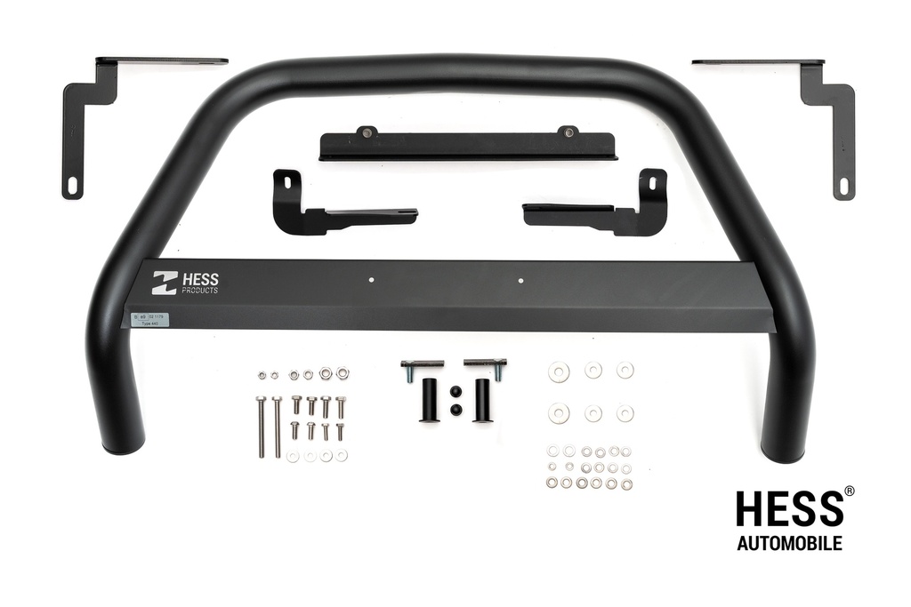 Frontbügel 63mm schwarz - Mercedes Sprinter 907 2018+