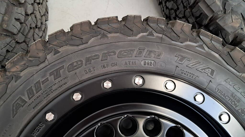 Radsatz BFGoodrich All-Terrain T/A KO2 225/65 R17 für VW Amarok