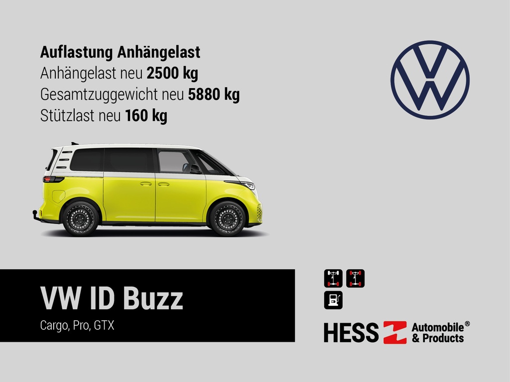 Anhängertraverse VW ID Buzz Pro, Cargo 2'500 kg