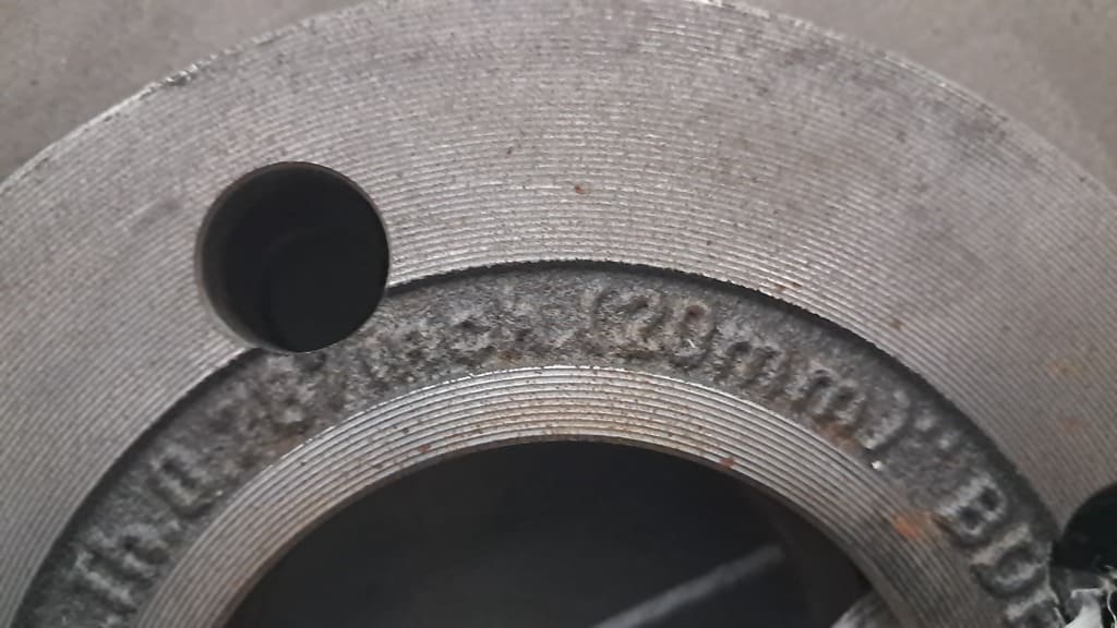 2 Originale Bremsscheiben (443615301B) für Audi 100 / Audi 200 1983-1991