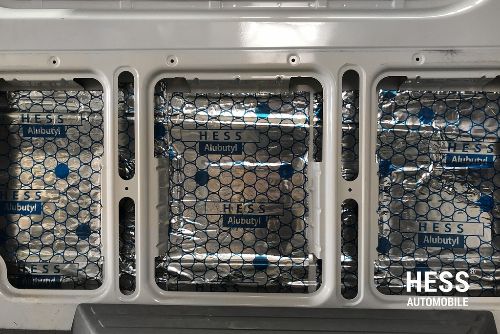 Komplettset Fahrzeugdämmung – 10m Filz, 12x Sprühkleber &amp; 6x Alubutyl-Rollen