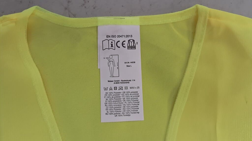 Warnwestenset (Grösse L/L/M)