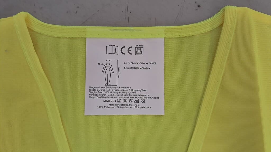 Warnwestenset (Grösse L/L/M)