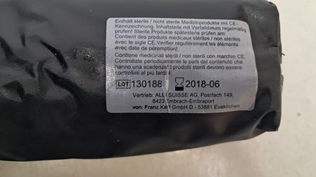 KFZ Verbandtasche DIN 13164 schwarz