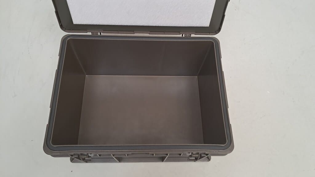 militärische kunststoff Transportkiste mit Dichtung und Deckel