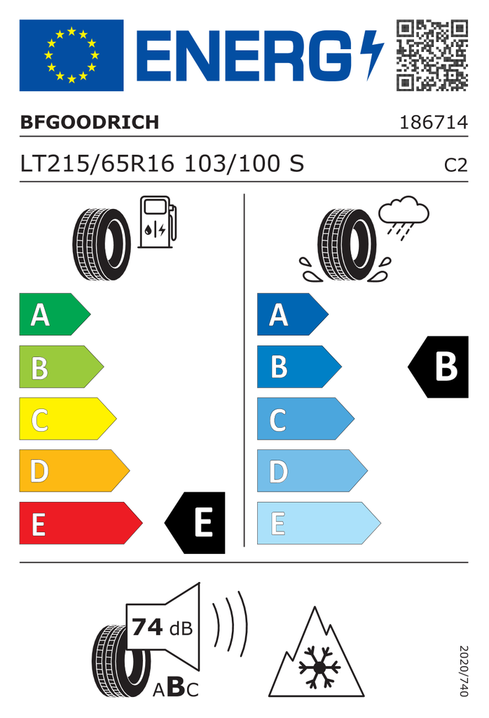 BFGoodrich All-Terrain T/A KO2 - 215/65R16 103/100S