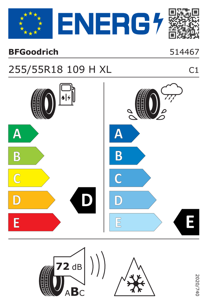 BFGoodrich Trail-Terrain T/A - 255/55 R18 109H XL