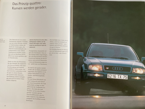 Audi S2 Limousine/Coupé/Avant Magazin (1994)