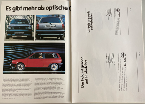 VW Polo Zubehör Magazin (1981)