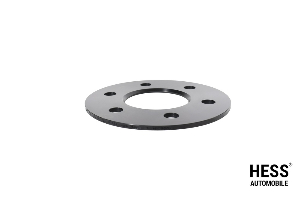 HESS Distanzscheiben 5mm, LK 6/120, schwarz, 2er Set exkl. Befestigungsmuttern