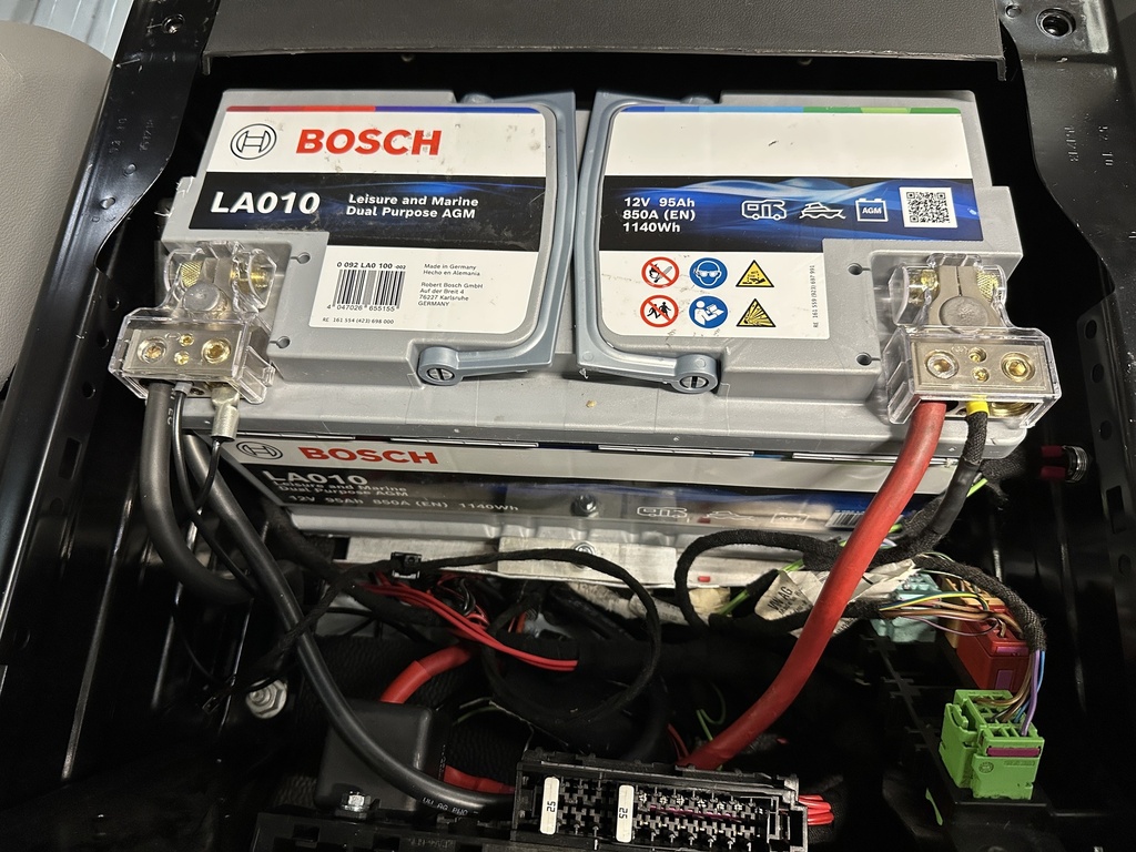 Batterieklemme Set plus, minus 12-48V