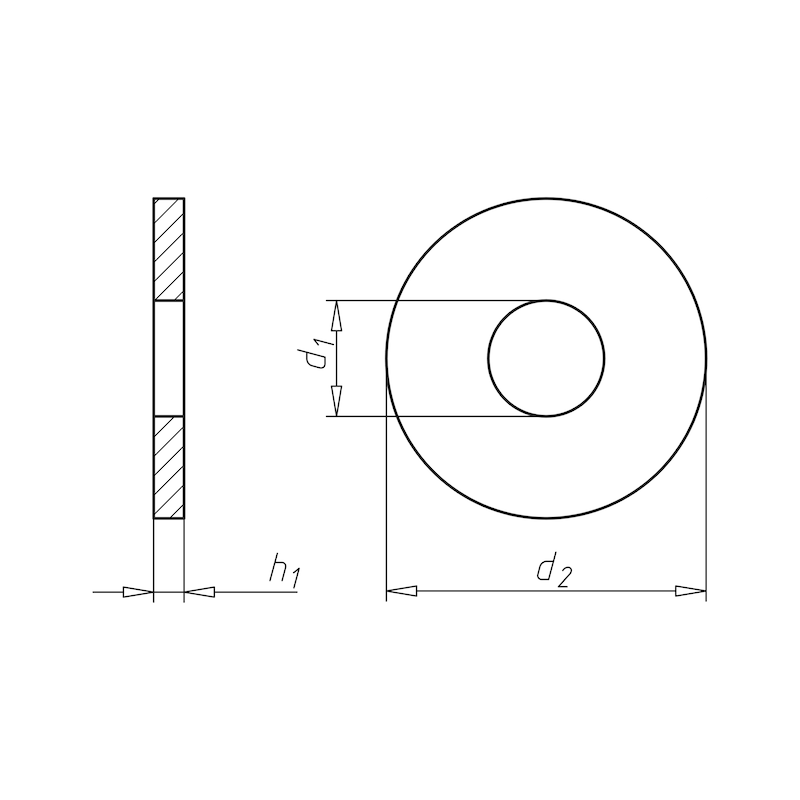 Gummischeibe 8,7x25x5mm