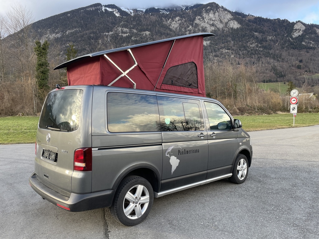 Aufstelldach-Kit Langer Radstand VW T5/T6/T6.1 rot