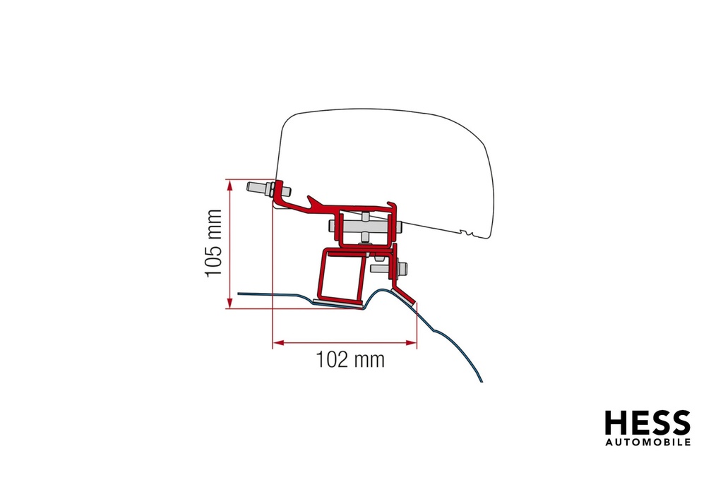 Adapter Kit für F40van Bl