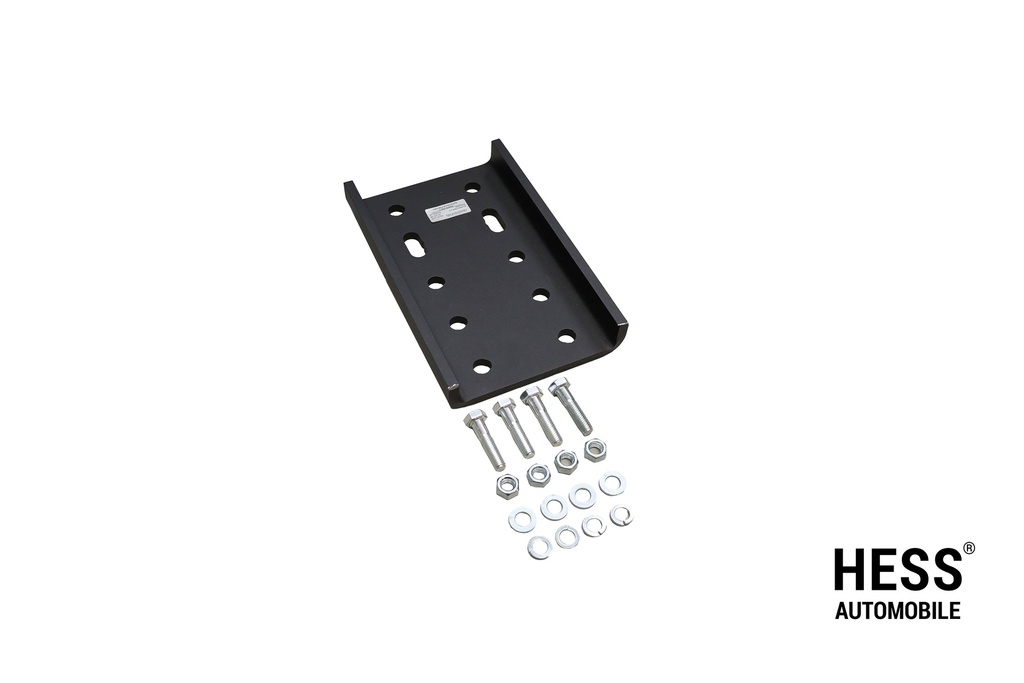 Adapterplatte zur Anpassung der Kugelhöhe für Anhängerblock mit Lochbild 90mm