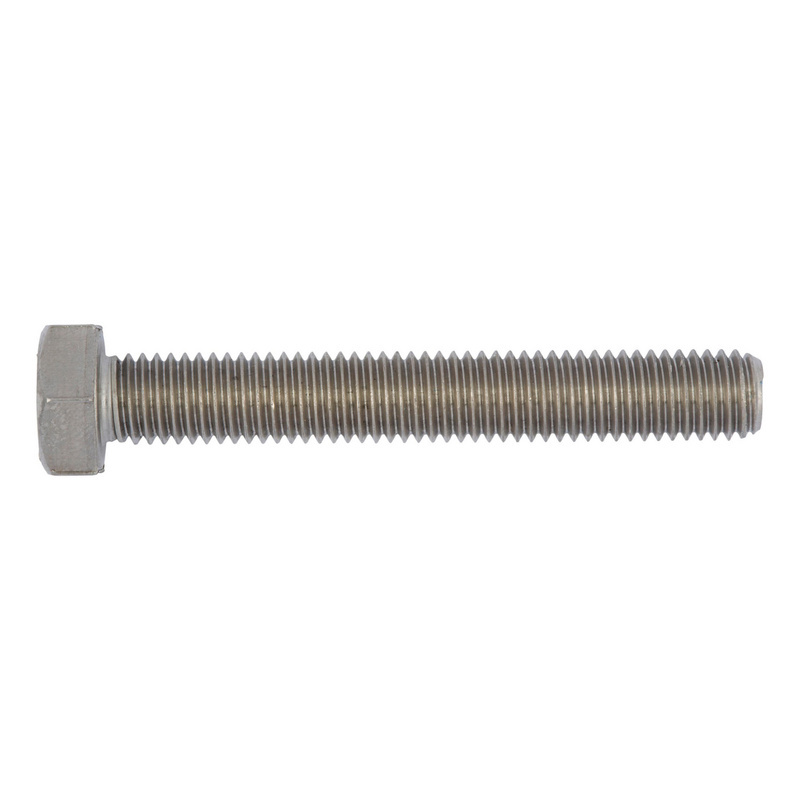 6KT-Schraube m. Gewinde, Edelstahl A2 blank, M8x25mm