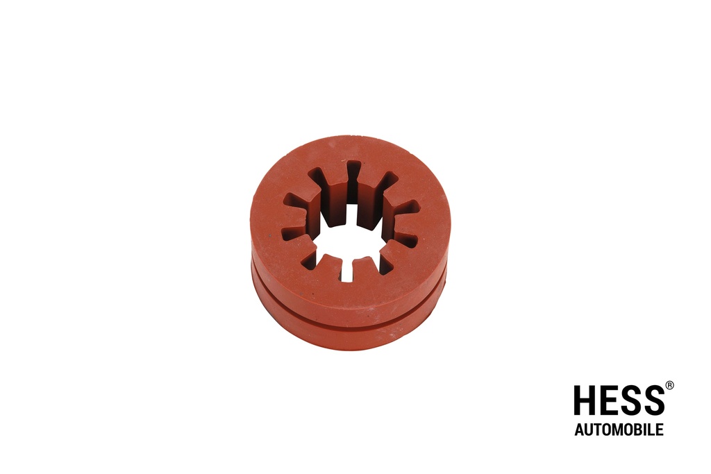 Gummiprofil mit Nut rot