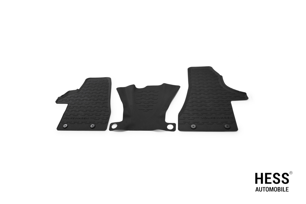 Gummifussmatten vorne 3-Set für VW T6.1 Transporter