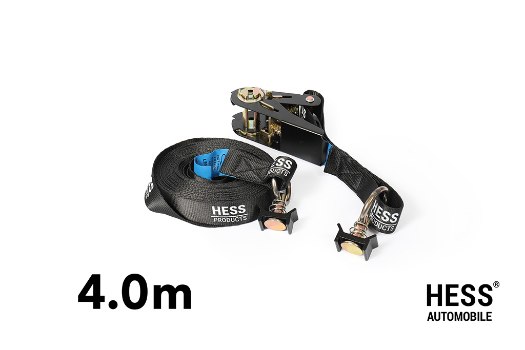 Spanngurt mit Ratsche AIR 4.0m schwarz