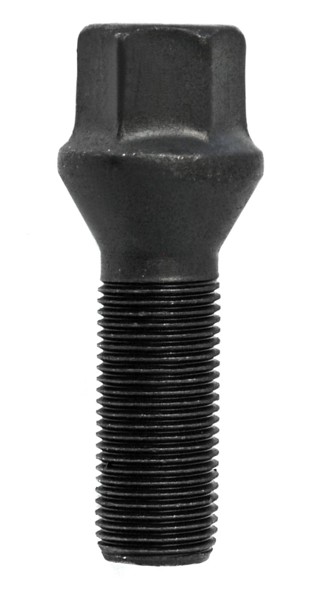 Radschraube M16x1.5 L32 KH21 SW19 Kegel 60° schwarz