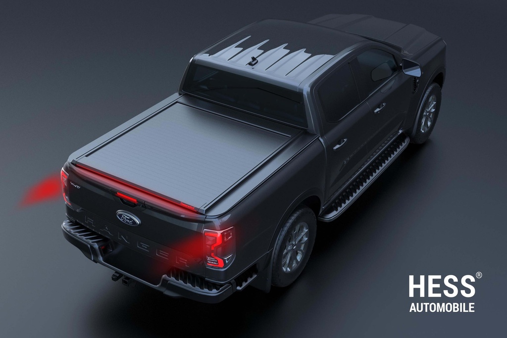 Tessera Roll+ Laderaumabdeckung mit LED-Lichtbalken für Ford Ranger Raptor Double Cab (2023+)