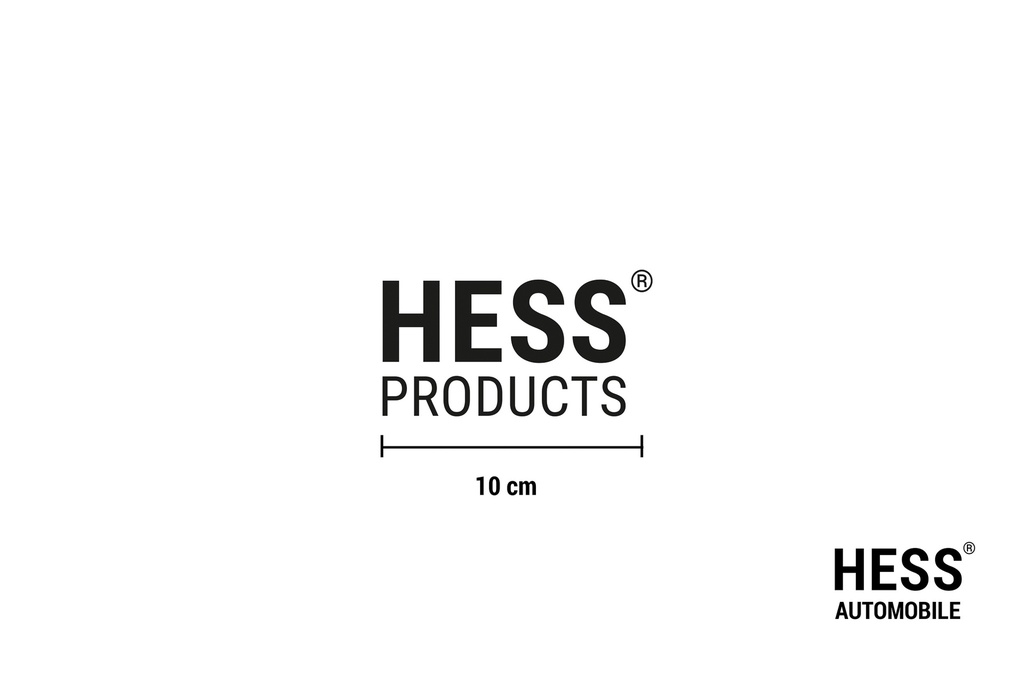 HESS PRODUCTS Sticker 10cm black
