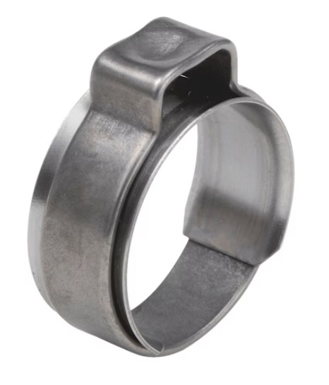 1-Ohr-Klemme mit Einlagering, Ø 17.5 mm