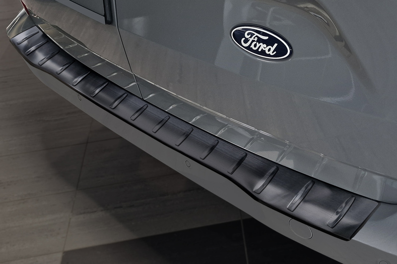 Ladekantenschutz Edelstahl anthrazit für Ford Custom / VW new Transporter (2025)