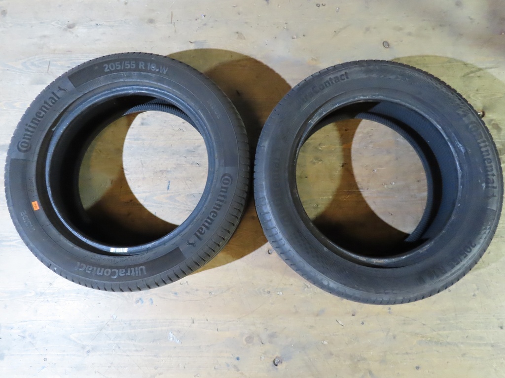 2x Reifen Continental 205/55R16 91W-Occasion