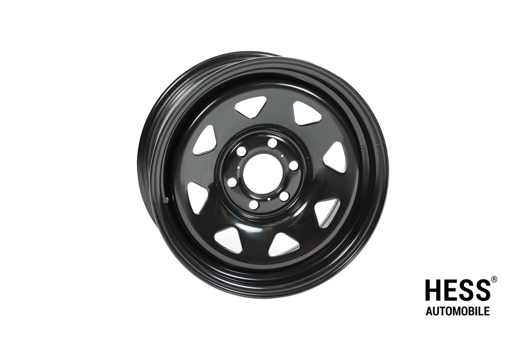 HESS H41, 16 Zoll, Steel Triangle Black, Offroad-Stahlfelge für Ford Custom V710 / VW T7 Transporter &amp; Caravelle