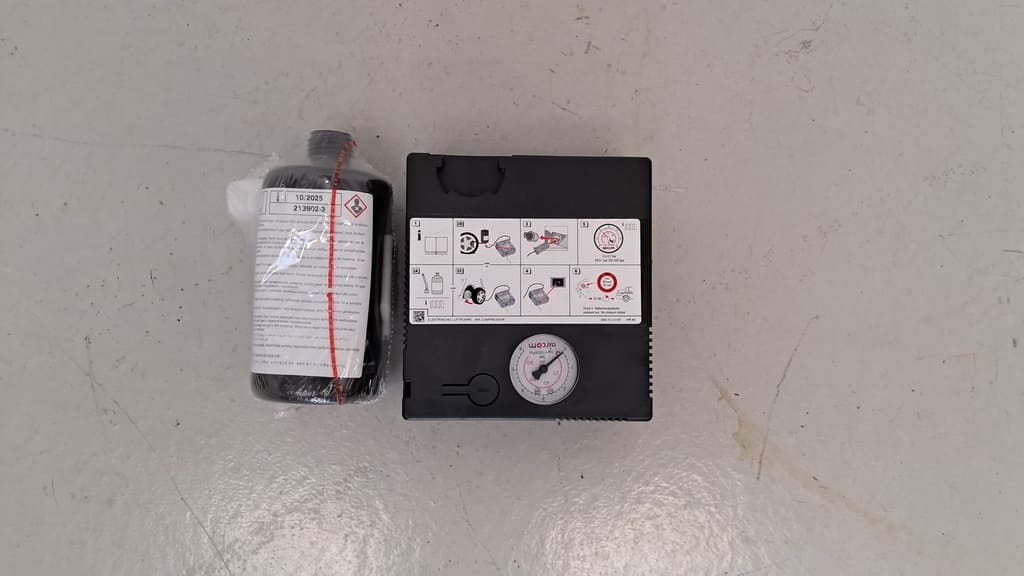 Elektrische Luftpumpe / AIR Kompressor + Dichtmittel-Occasion