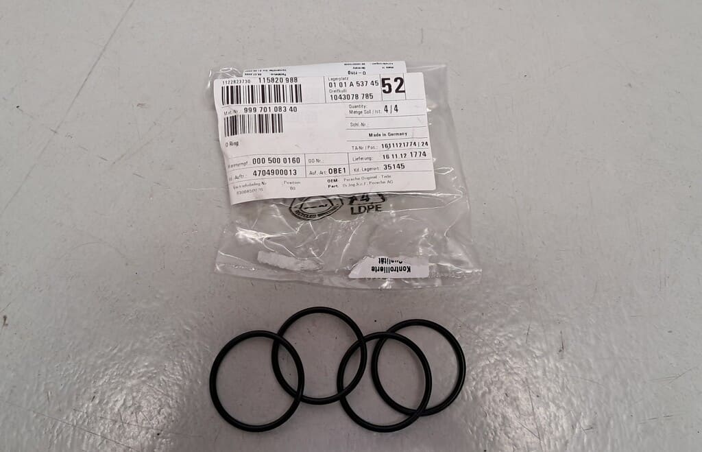 4 Originale O-Ringe (99970108340) für Porsche Macan
