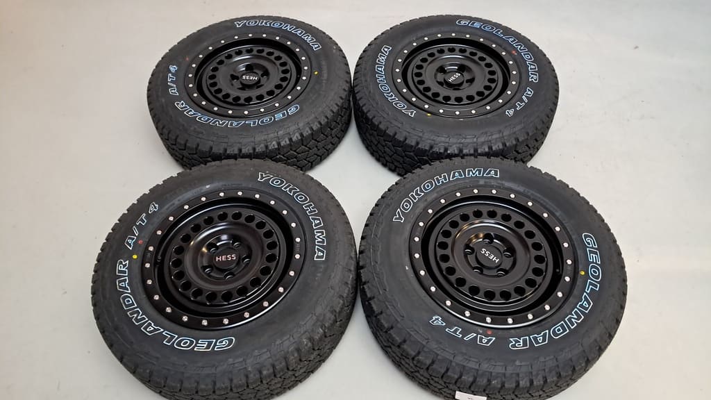 Radsatz Yokohama Geolandar A/T4 245/70 17 Zoll für VW Crafter 2 &amp; MAN TGE-Occasion