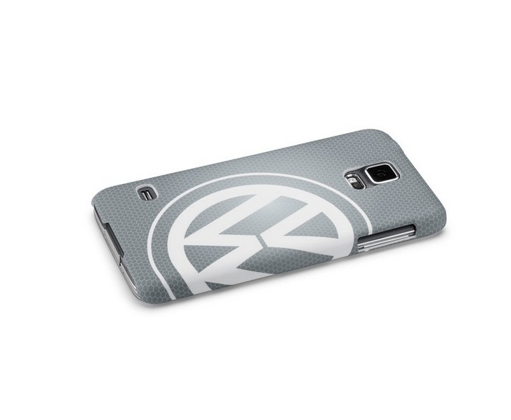 Handy Cover Samsung Galaxy S5 Original VW Schutzhülle Mobiltelefon dunkelgrau