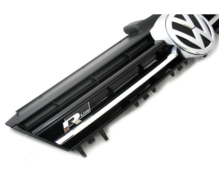 Kühlergrill R-Line Original VW Golf 7 VII Tuning Grill Frontgrill Chromglanz