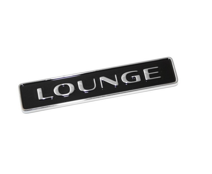 Schriftzug &amp;quot;LOUNGE&amp;quot; Original VW Golf Tiguan Polo Hochglanz Plakette Kotflügel