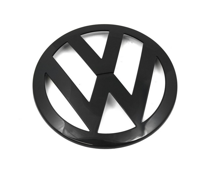 Original VW T5 Transporter VW-Emblem vorn Kühlergrill Logo Zeichen schwarz