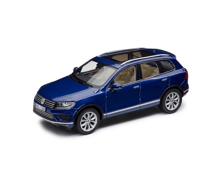 Modellauto Original VW Touareg 1:43 Reef Blue Metallic