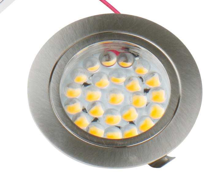Edelstahl-LED-Spot mit 24 LEDs