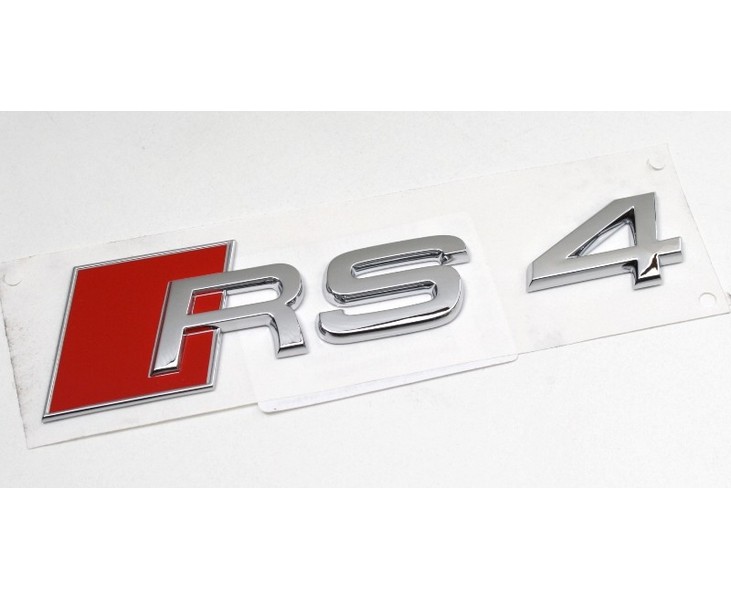 Audi A4 RS4 Schriftzug Aufkleber