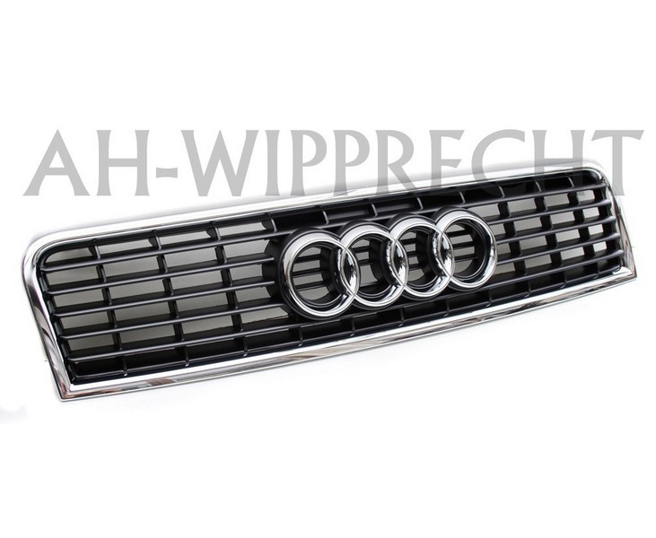 Audi A4 Kühlergrill Original, chrom / schwarz